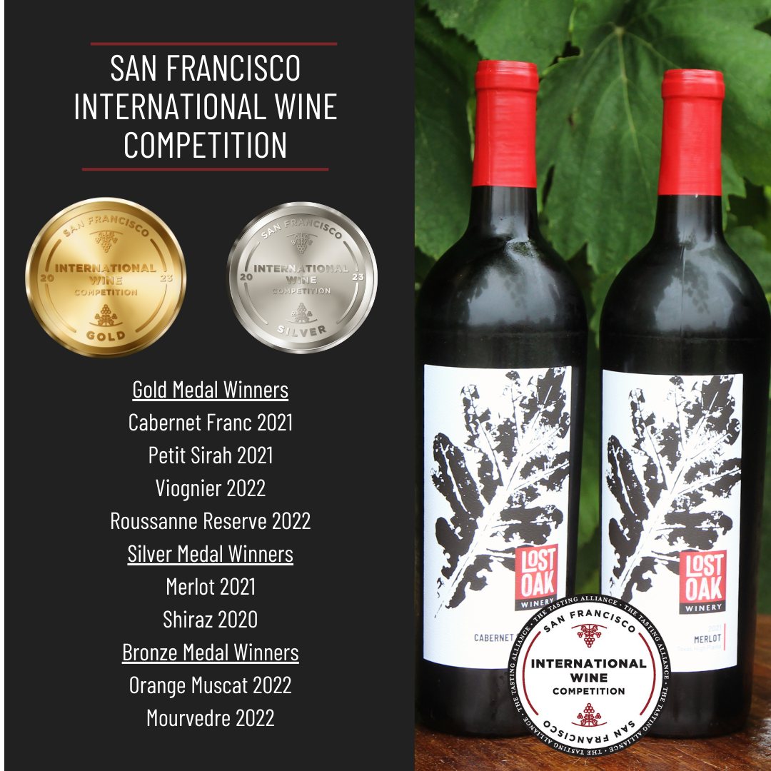 San francisco international wine competition gold lost oak winery