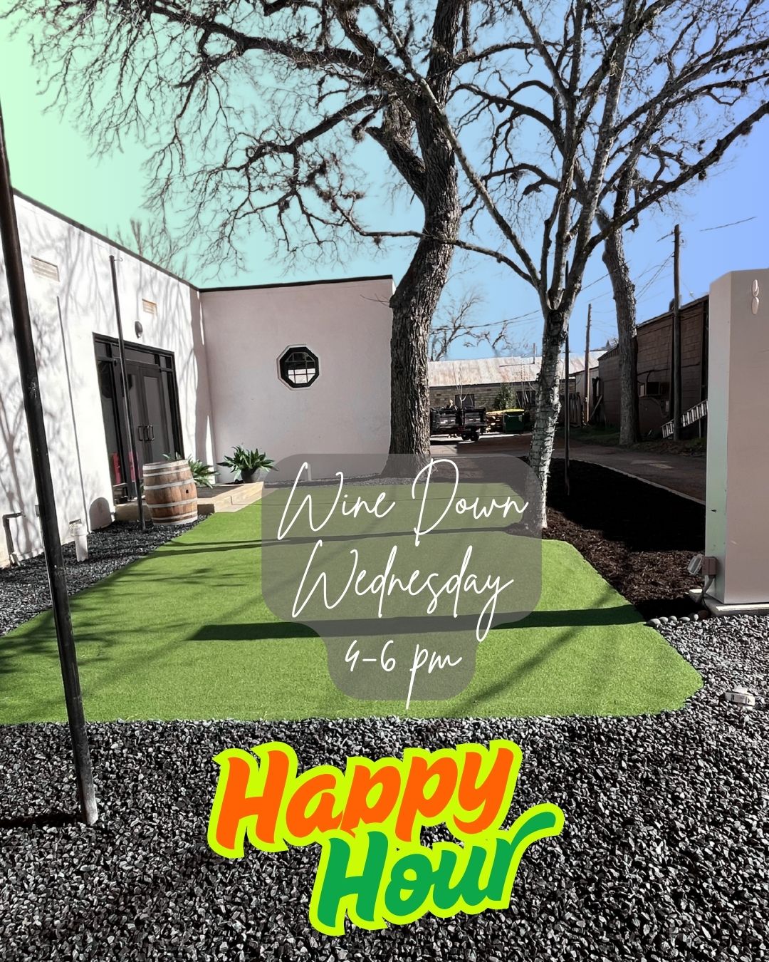 Wine Down in the Weingarten on Wednesdays