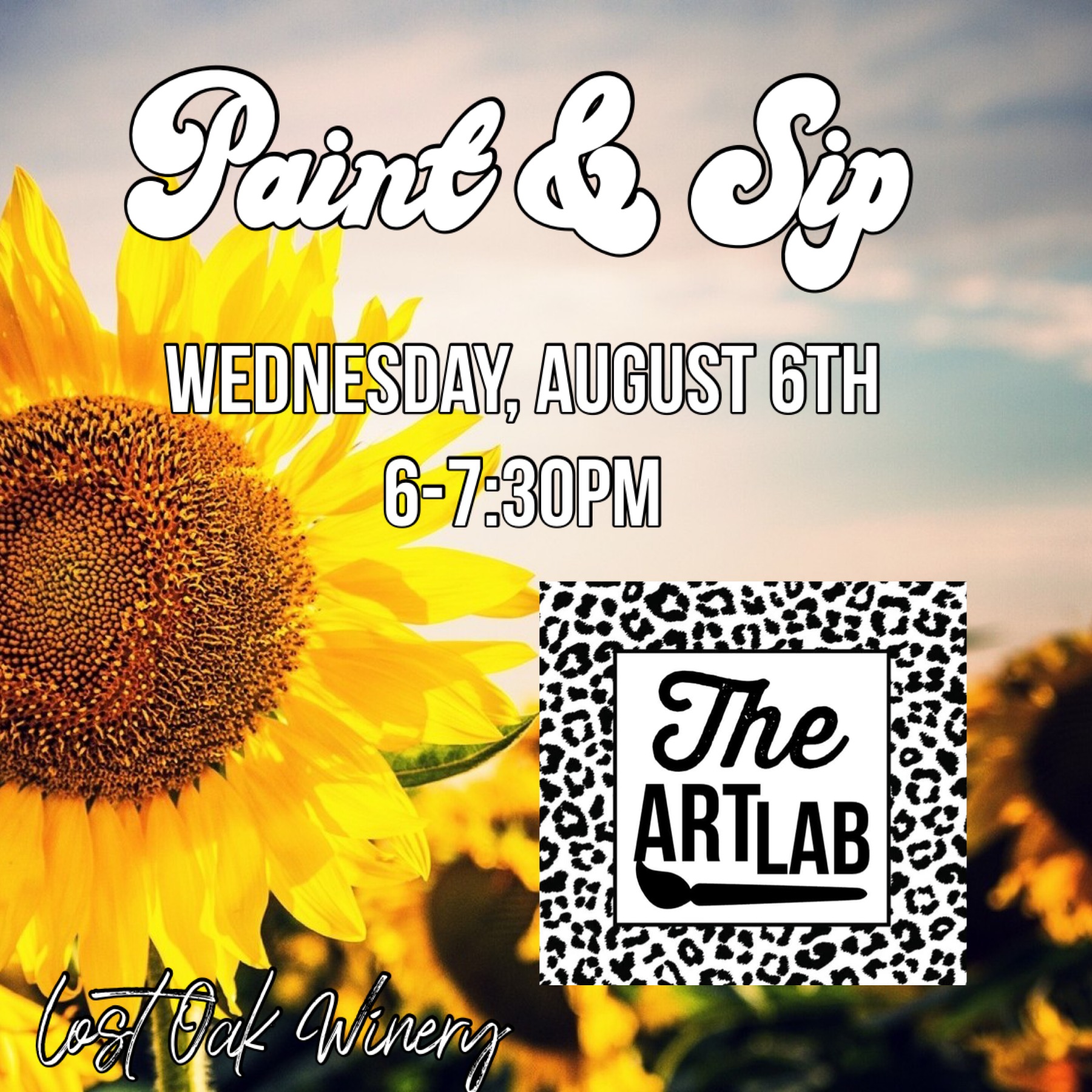 Paint and Sip Paint and Sip Wednesday August 6th