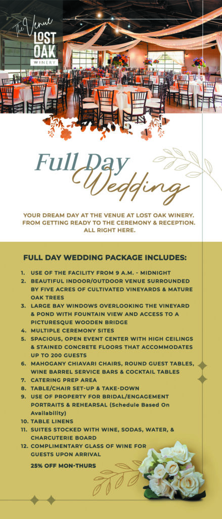 Full Day Wedding