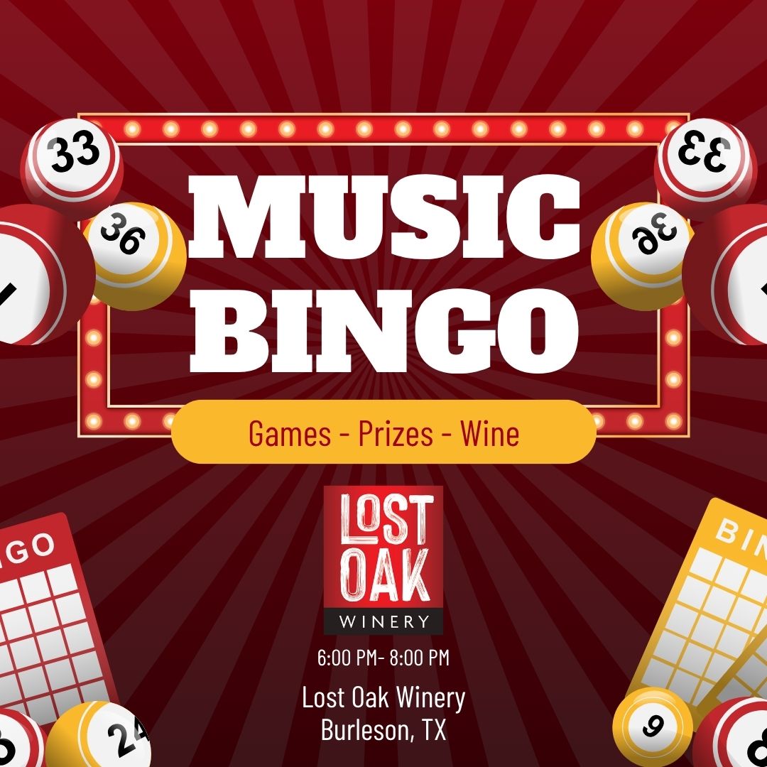 Music Bingo Lost Oak Winery