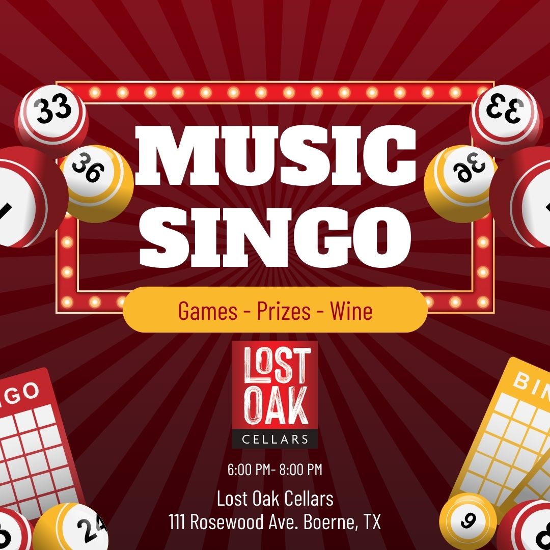 Music Singo at Lost Oak Cellars