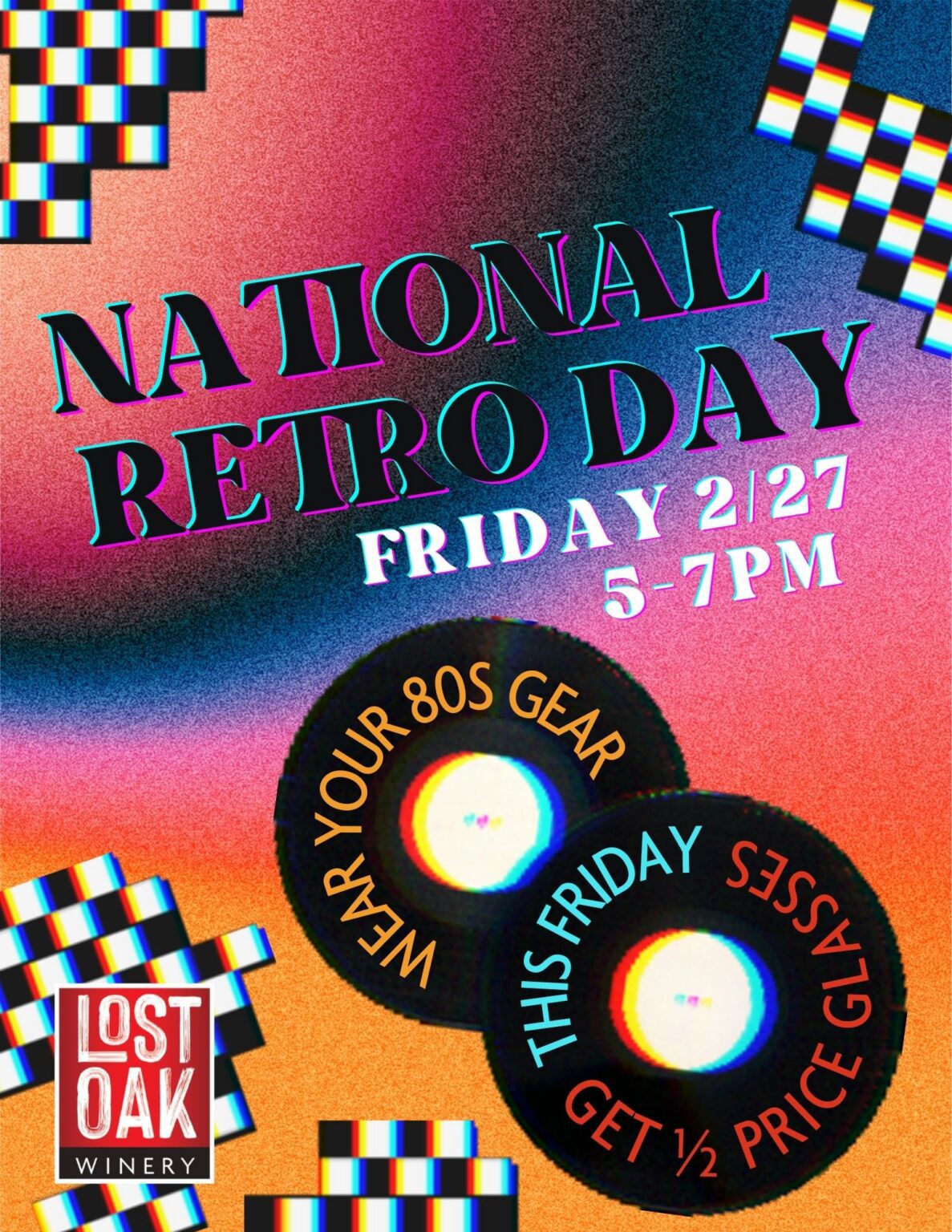 National Retro Day - Lost Oak Winery