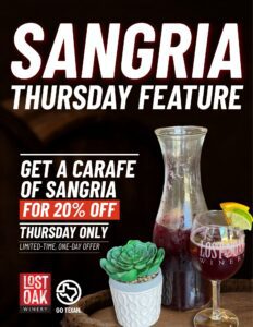 Sangria Thursday Deal 