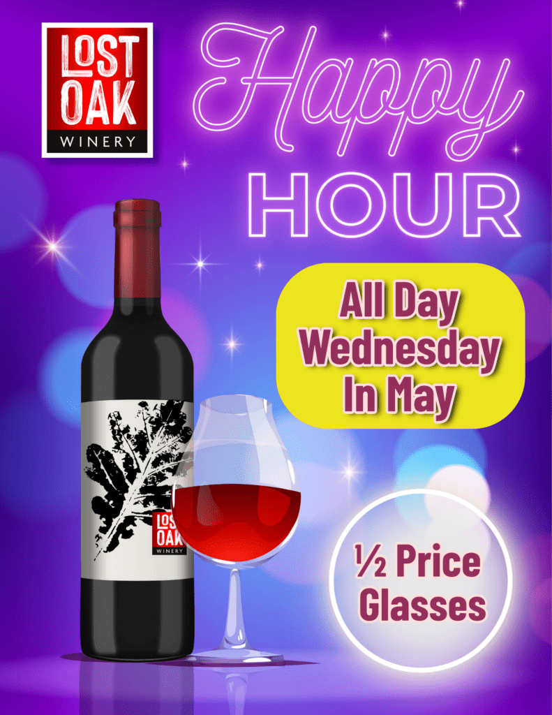 Happy Hour All Day Wednesdays in May