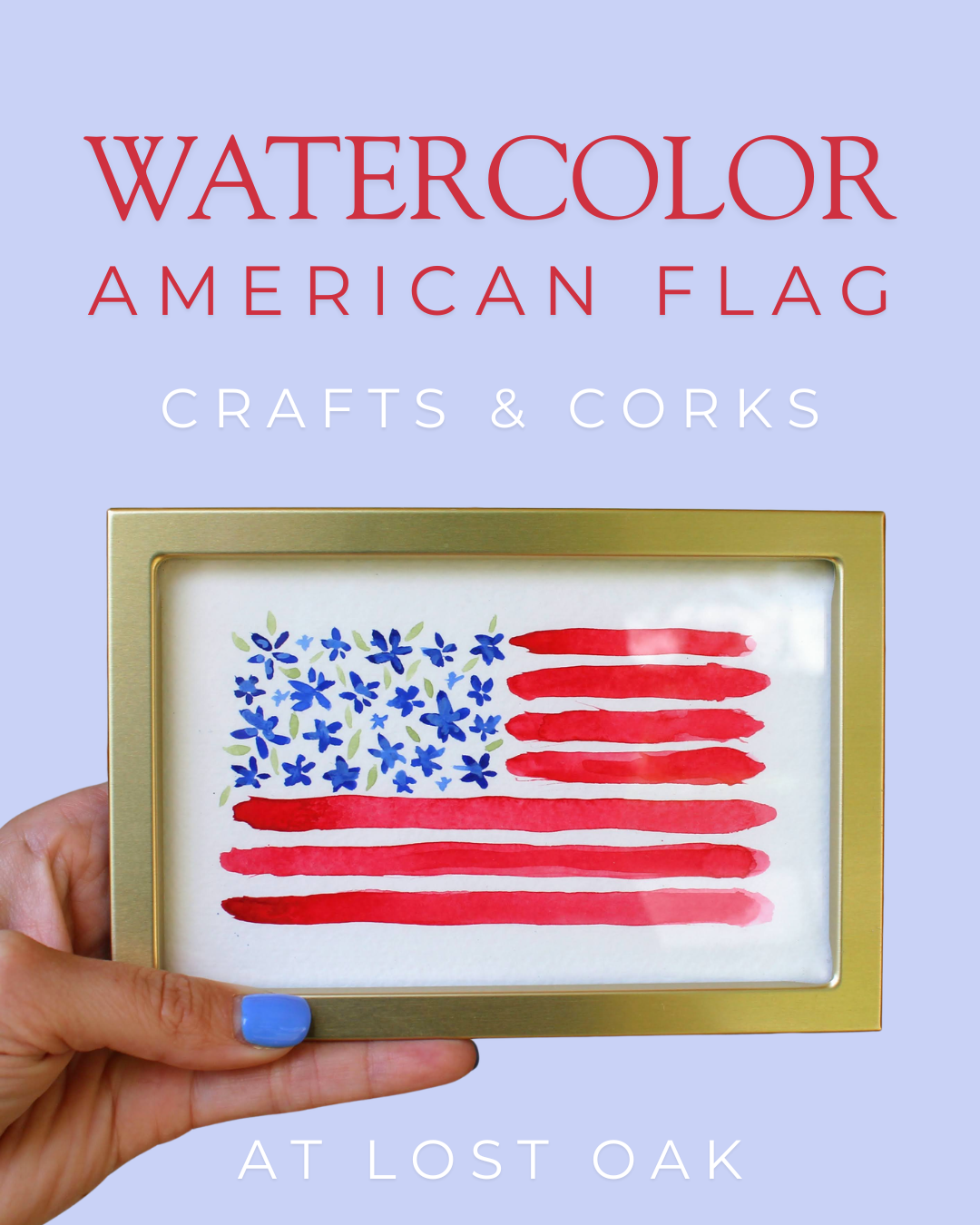 Crafts & Corks Patriotic Craft