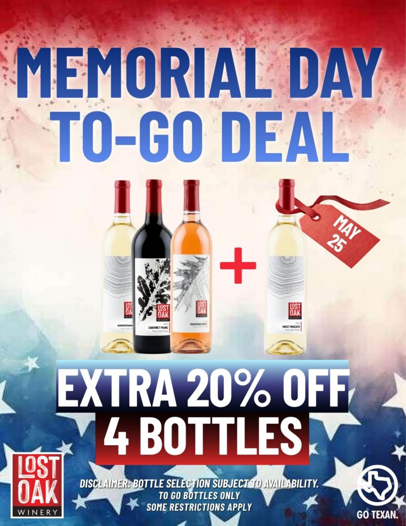 Memorial Day Feature - 20% OFF 4 Bottles