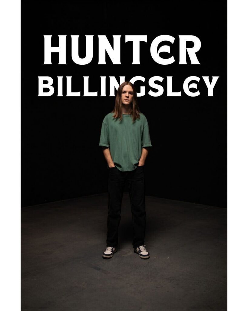 Hunter Billingsley performing live music at Lost Oak Cellars tasting room in downtown Boerne.